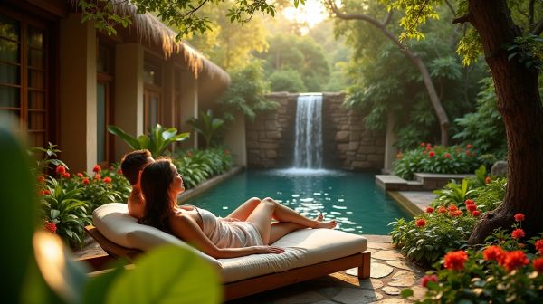 Escapade romantique : la suite Gaïa et son spa