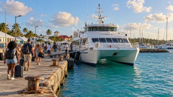 Explorez la marina, Pointe des Châteaux et l'embarcadère de la Désirade depuis Saint-François