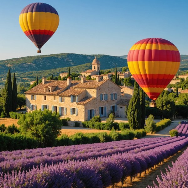 Où peut-on louer une maison de vacances en Provence avec des ateliers de fabrication de savon et des excursions en montgolfière?