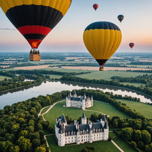 Comment planifier une aventure en montgolfière au-dessus des châteaux de la Loire, France?