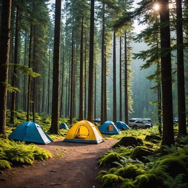 Quels sont les conseils pour camper en toute sécurité en région de forêt dense?