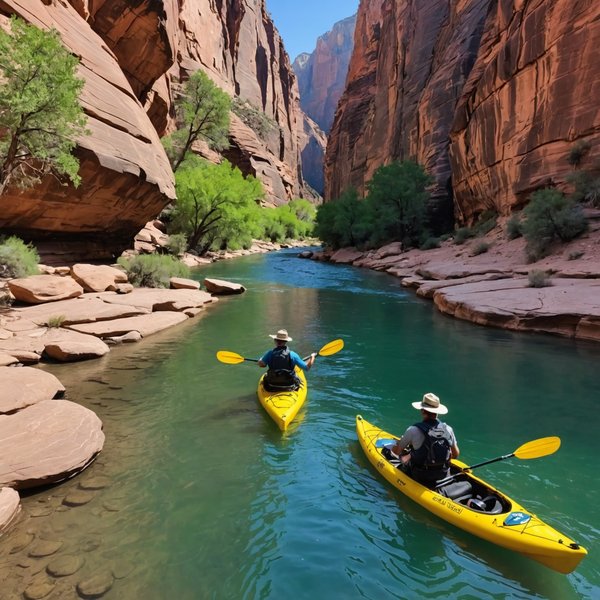 Comment organiser une expédition de kayak en rivière dans le parc national de Zion, USA : équipements et conseils pratiques ?